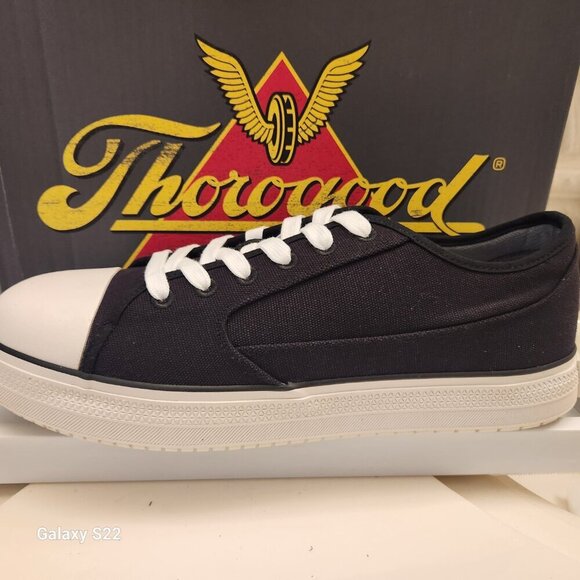 Thorogood Warehouse Won Safety Low Canvas Men's Sneakers. NIB. Size 16 - Picture 2 of 11